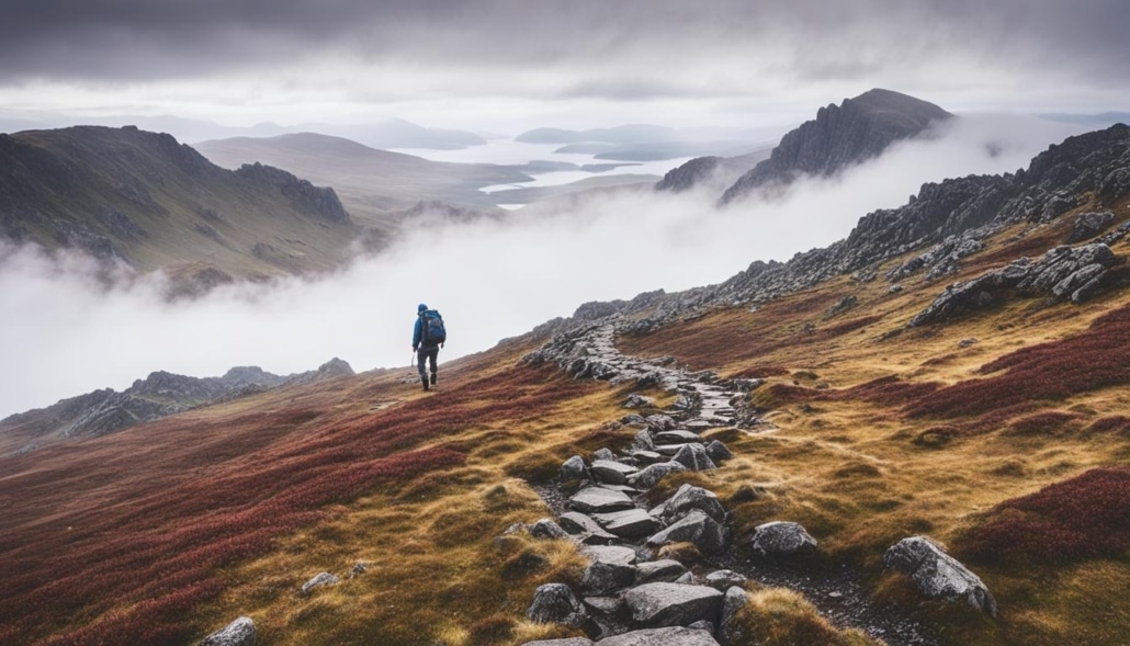 Hiking in the Scottish Highlands