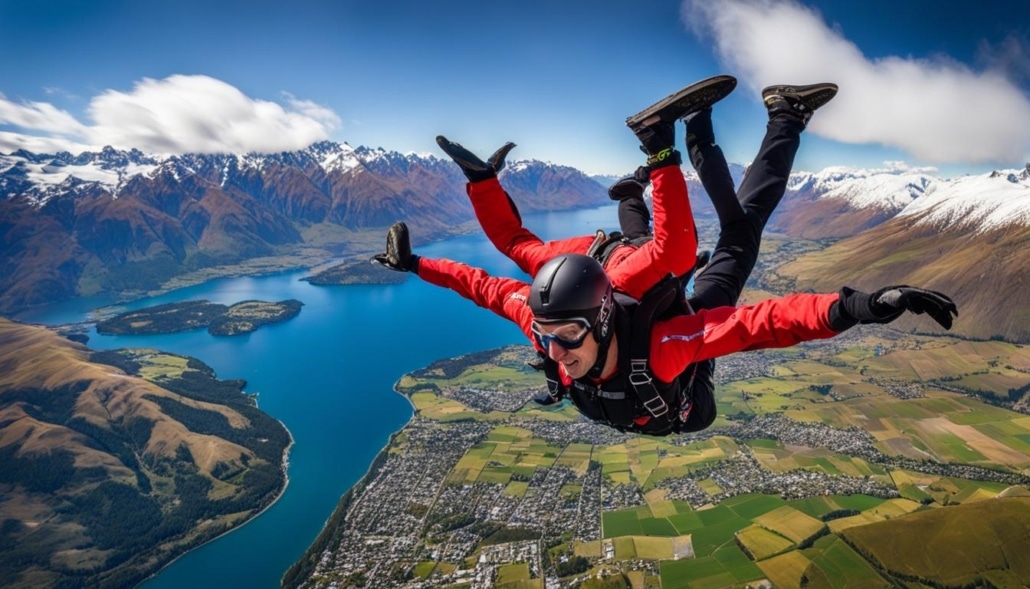 Skydiving in Queenstown