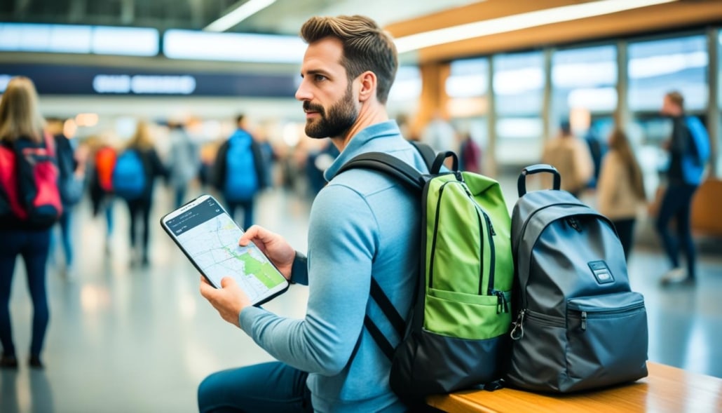 Protecting valuables while traveling alone