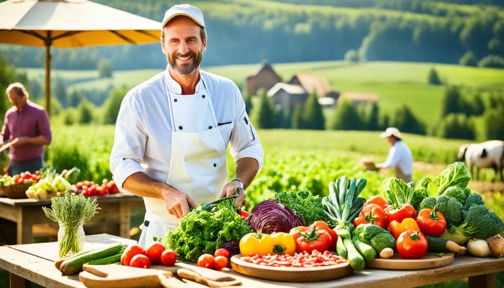 Farm-to-table dining in North America