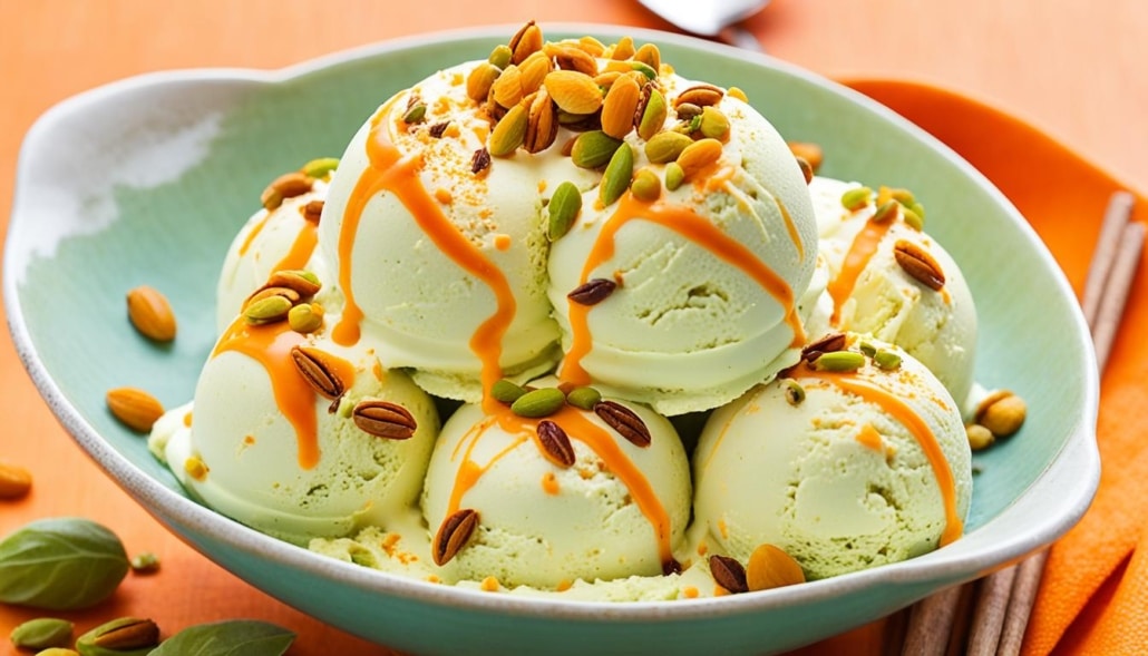Thai tea ice cream Thai tea ice cream